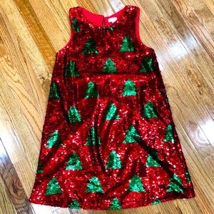Girls Sequence Holiday Dress Size 10/12